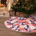 thumbnail image 6 of KLL Japanese Cherry Blossoms Christmas Tree Skirt 30" ,Party Decorations Farmhouse for Christmas Decorations Holiday Party, 6 of 6