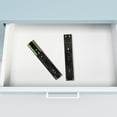 thumbnail image 3 of Zehuanyu  2 Pcs Drawer Runners Roller Buffered Three-section Damping Slide Rail, 3 of 8