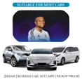 thumbnail image 4 of Kylian Mbappé-theme Car Sun Umbrella Windshield Sun Shade | Foldable Front Window Sunshade | UV Protection Heat Insulation 133x73cm, 4 of 6