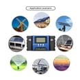 thumbnail image 4 of 100A/60A/50A/40A/30A 12V/24V Auto Solar Charge Controller MPPT Controllers LCD Dual USB Output Solar Panel PV Regulator ,Excellent Performance and Stability, 4 of 5
