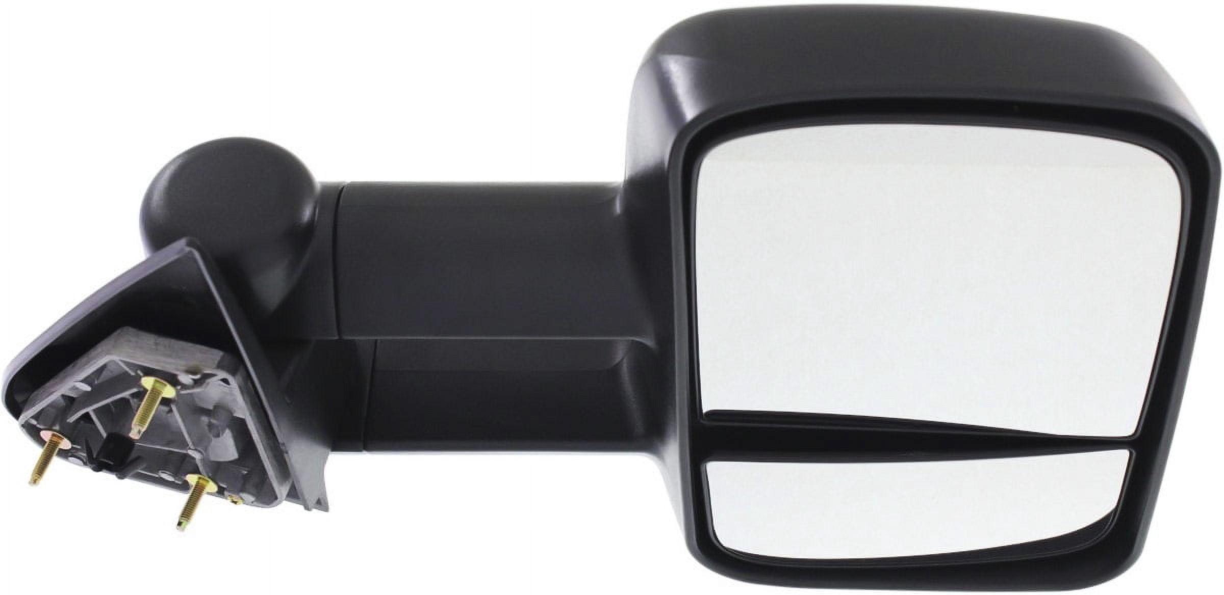 Kool Vue Towing Mirror Compatible With 2000, 2002-2006 Cadillac Escalade 2007 Chevrolet Silverado 1500 Classic Right Passenger Side w/ Blind Spot Corner Glass Textured Black