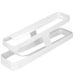 thumbnail image 2 of Huevera profesional para refrigerador, dispensador de huevos con ruedas de 2 niveles para encimera de cocina, color blanco, 2 of 14
