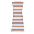 thumbnail image 5 of Edvintorg Womens Summer Dresses Fashion Stripe Printing Sleeveless Casual Beach Tank Dresses Sundress V-Neck Comfort T-Shirt Dress, 5 of 5