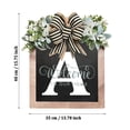thumbnail image 2 of Bjutir Front Door Wreath Front Door 26 Letter Farmhouse Wreath With Wreath Bow Spring Wreaths For Front Door Outside Hanger Decor, 2 of 3
