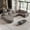 Brown, variant on Christopher Knight Home 140.5" Oversized Modular Sectional Sofa, 5 Seats U-Shaped Chenille Couch, Brown