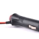 thumbnail image 3 of Moto / Motocicleta 12V-24V Encendedor De Fuente De Alimentación Adaptador Cable Botón De Interruptor Fusible De (3 Metros) Yotijar Cigarrillos adaptador de enchufe, 3 of 6