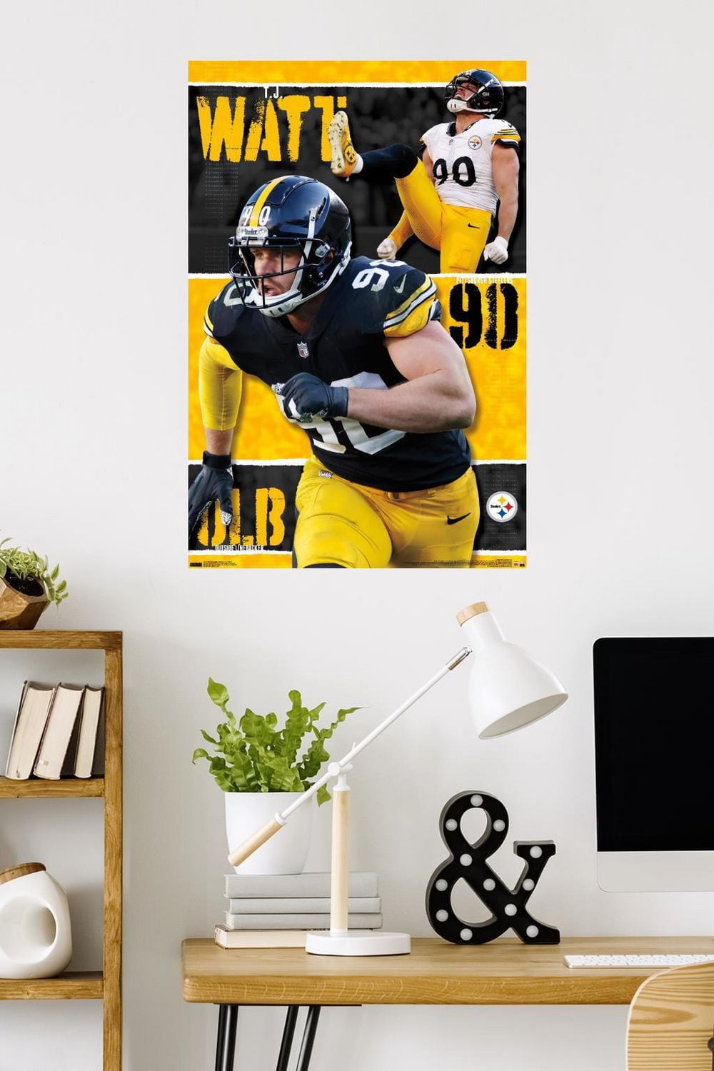 NFL Pittsburgh Steelers - T.J. Watt 24 Wall Poster, 22.375" x 34"