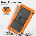 thumbnail image 4 of FJLBDE Case for Lenovo Tab 10.1 inch 2025 Release (TB-311FU/TB-311XU), Rugged Shockproof Tablet Cases Cover with Kickstand Shoulder Strap, Orange, 4 of 7