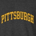 thumbnail image 3 of Wild Bobby Pittsburgh PIT American Football Cities | Classic Varsity College Style Fantasy Fan, Trendy Team Streetwear Sports Mens Premium Tri Blend T-Shirt, 3 of 6