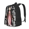 thumbnail image 2 of Kamado Nezuko Fashion Backpack Rucksack Casual Daypack School Bag Unisex Computer Bag Bookbags Multi-Purpose Laptop Backpack, 2 of 9