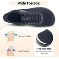 thumbnail image 2 of MAYKX Wide Toe Box Womens Walking Shoes with Arch Support | Slip On Tennis Shoes | Orthotic Sneakers for Plantar Fasciitis Size 6-11, 2 of 6