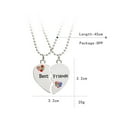 thumbnail image 3 of Personalidad de la moda Bestfriends Diamond Stitching Love Collar Wmkox8yii fajkfhkj5457, 3 of 9