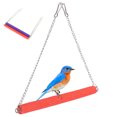 thumbnail image 4 of Parrots Hanging Swing Parakeet Hanging Cage, Matte Coating Chewing Toy Parrots Swing, For Parrots Birds, 4 of 8