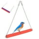 thumbnail image 4 of Columpio Para Loros, Jaula Colgante Para Periquitos Con Revestimiento Mate, Suministros Para Mascotas De Madera Natural Para Loros Y Pájaros ANGGREK BE2112, 4 of 8