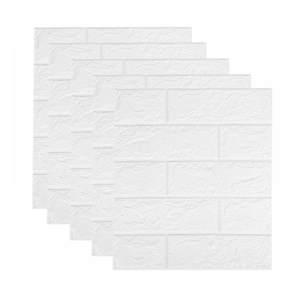 3D Wall Panels Stick and Peel, Brick Printable 3D Wallpaper Stick and