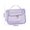 Purple, variant on Travel Makeup Bag, Large Capacity Cosmetic Organizer Bag, Waterproof Toiletry Bag with Handle, Portable Makeup Storage Pouch for Skincare, Brushes, Travel Essentials, Women