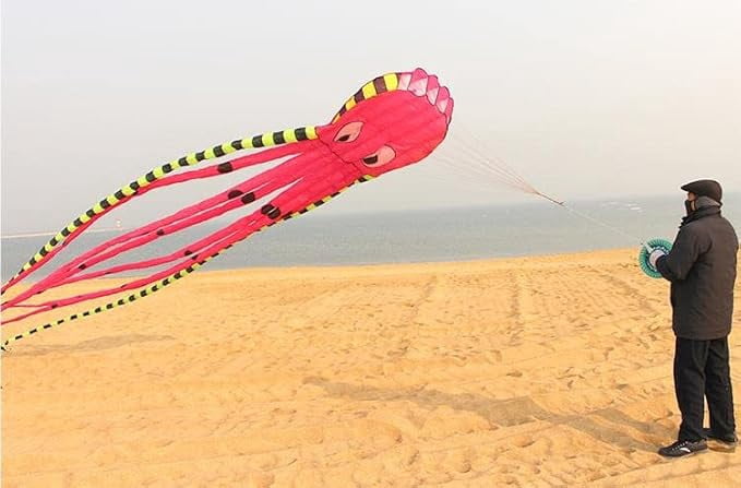 8M Kites Professional Giant Power Kites for Adults Octopus Kite