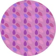 thumbnail image 1 of Ahgly Company Machine Washable Indoor Round Transitional Violet Purple Area Rugs, 3' Round, 1 of 7