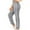 Grey, variant on LLYwey Women Casual Pants Elastic Waist Women Fashion Solid Casual Sports Sweatpants Full Length Pants Loose Pants Female Long Pant Style H1622 Navy L