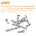 thumbnail image 2 of #8 X 1/2"" 5/8"" 3/4"" 1"" 1-1/4"" Juego De Tornillos Para Madera Helifouner 140 Piezas Kit Surtido De Tornillos Autorroscantes De Cabeza Avellanada Phillips Tornillos Para Madera De Cabeza Plana Phil, 2 of 5