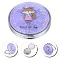 thumbnail image 3 of Shisuyan Small Makeup Mirror Foldable Mirror Double-sided Makeup Mirror Round Small Mirror for Women, 3 of 8