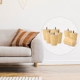 thumbnail image 6 of Unique Bargains Wood Furniture Legs Replacement Feet for Sofa Chair, 8Pcs, 6 of 8