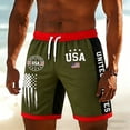 thumbnail image 2 of Letdown American Flag Print Cargo Shorts for Men Patriotic 1776-2026 Summer Shorts Casual Multi-Pocket Short Pants Comfy Outdoor Sports Stylish Bottoms Independence Day Father's Day, 2 of 5