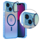thumbnail image 5 of Funda Case Carcasa Tornasol Color Azul Con Soporte Premium Para iPhone 15 Compatible Con Magsafe., 5 of 7