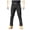 Black, variant on Men's Stretch Utility Pants, Multi-Pocket Cargo Work Pants, Elastic Waist Lightweight Moisture Wicking Hiking Outdoor Pants (Snake Pattern 3XL)