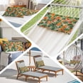 thumbnail image 5 of Orange Green Palm Leaves King Size Pillow Cover, Pillowcase Protectors with Zipper, Breathable Decorative Throw Pillow Case Cover, Summer Tropical Floral Pillow Shams for Couch Sofa 20x36Inch, 5 of 8