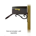 thumbnail image 4 of Special Lite Products Berkshire Curbside Mailbox with Sorrento front single mailbox mounting bracket, 4 of 7