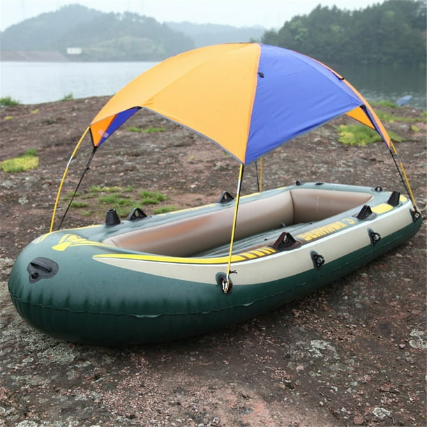 Dalazy Boat Canopy Sun Shade Shelter Inflatable Boat Fishing Tent Anti Uv Fishing Tent Pvc Outdoor Sun Protector 3 Person Other