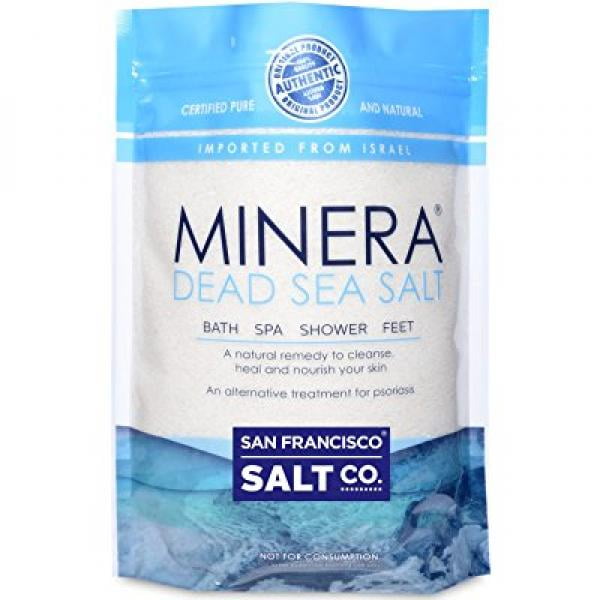 Minera Natural Dead Sea Salt, 5lbs Bulk Bag Fine Grain