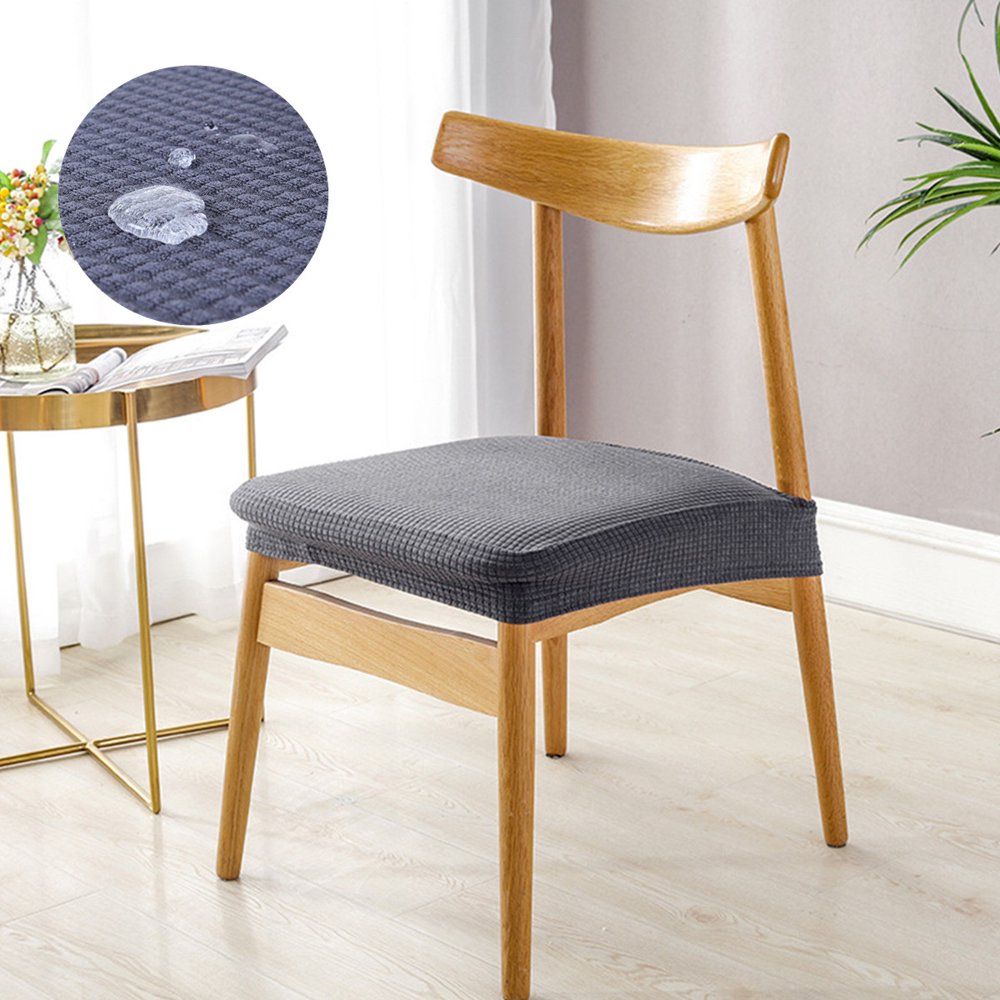 SINGES Elastic Stretch Dining Chair Seat Covers, Waterproof Removable
