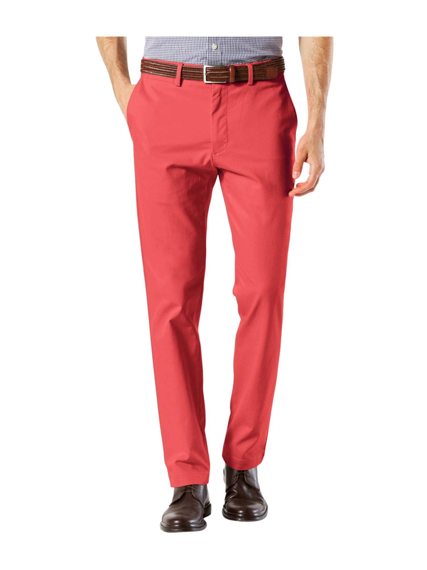 Dockers Mens Tapered Fit Casual Chino Pants red 36x32 | Walmart Canada