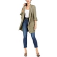 thumbnail image 1 of bar III Veste Anorak à devant pour Femmes, Vert, Très Petit, 1 of 2