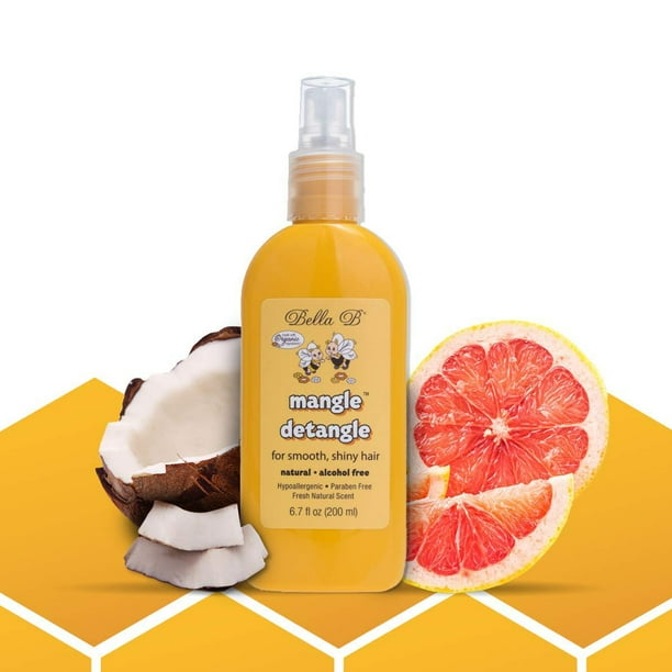 BELLA B Mangle Hair Detangle oz - Hair Detangler Spray Natural - Hair Detangler For Kids - Kids Hair Care - Detangler Curly Hair - Hypoallergenic - Alcohol Free BELLA B Mangle Hair Detangle oz - Hair Detangler Spray Natural - Hair Detangler For Kids - Kids Hair Care - Detangler Curly Hair - Hypoallergenic - Alcohol Free