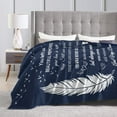 thumbnail image 4 of Wijzvio Memorial Gift For Loss Of Loved One Throw Blanket Soft Fuzzy Fleece Blanket For Couch Bed Living Room Decoration 50"X40", 4 of 9