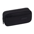 thumbnail image 2 of Pencil Case (Zipper Pouch, Supply Organizer), Black, Polyester Pencil Case, Large Capacity, With Mesh Pockets, For Academic gear & Makeup, Portable, Meiiso, 2 of 4