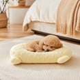 thumbnail image 5 of Bear Shaped Pet Pillow Neck Support Soft Polyester Fabric Washable for Cats Small Dogs Puppy Kitten Indoor Crate Rest Cute Bed, 5 of 7