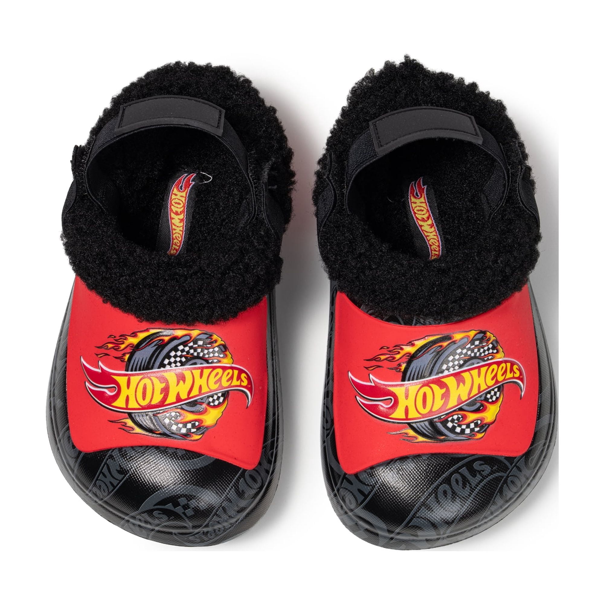 Hot Wheels Toddler Faux Fur Lined Clogs