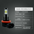 thumbnail image 3 of For Nissan Sentra 2004-2012
  LED Headlight Bulbs,H13 High/Low + H11 Fog Beam LED Headlight Bulbs 6000K Cool White, 3 of 11