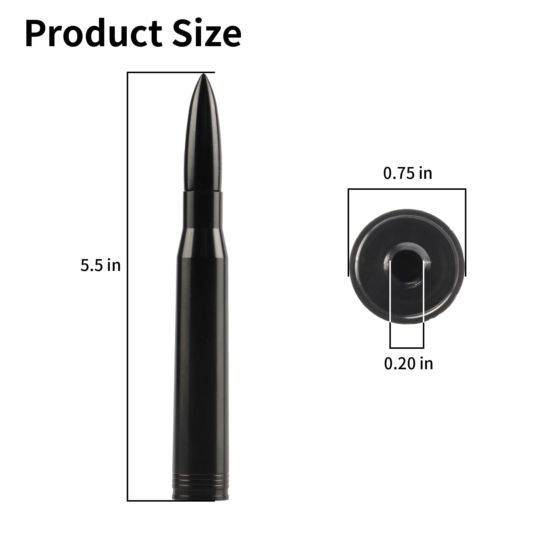 Universal Car Antenna Compatible with Ford, Dodge, Chevrolet, GMC, Jeep