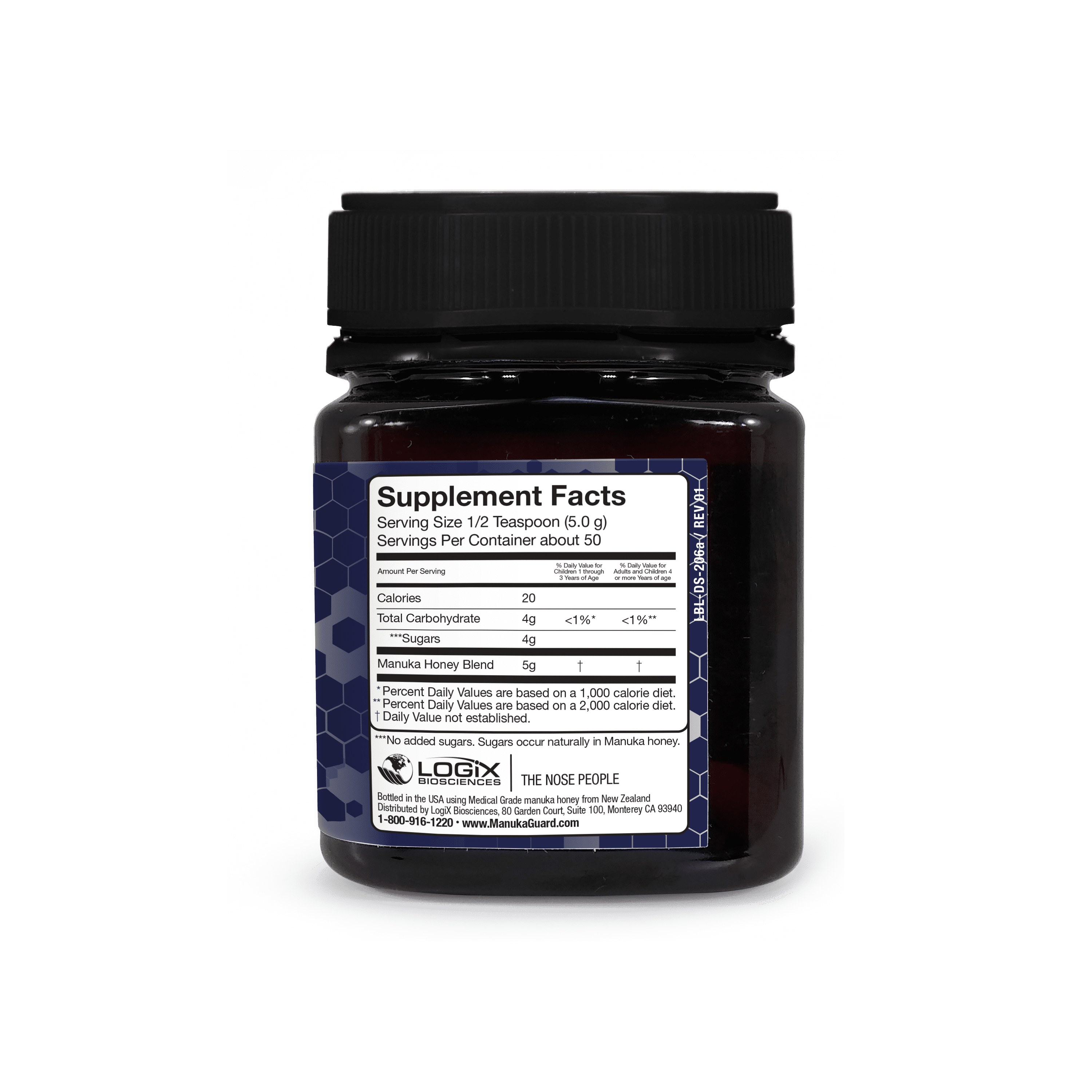 ManukaGuard Medical Grade Manuka Honey, Natural Throat Soother, MGO 200, 8.8 oz