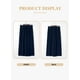 thumbnail image 4 of Pantalones anchos Eytino para mujer, talla grande, cintura alta, 3 veces, azul marino, 4 of 9