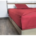 thumbnail image 2 of Juego de Sábanas Básica Rebeca Algodón Percal 200 Queen Size Rojo, 2 of 4