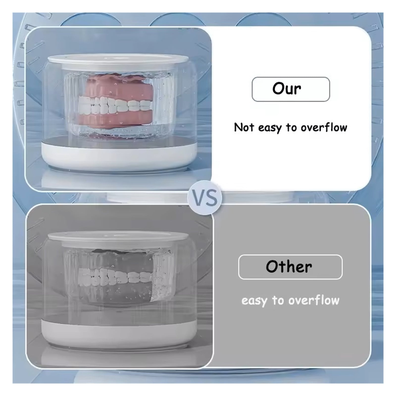 Ultrasonic Braces Cleaning Machine Multi-function Invisible Retainer Denture Machine Jewelry High Frequency Cleaner