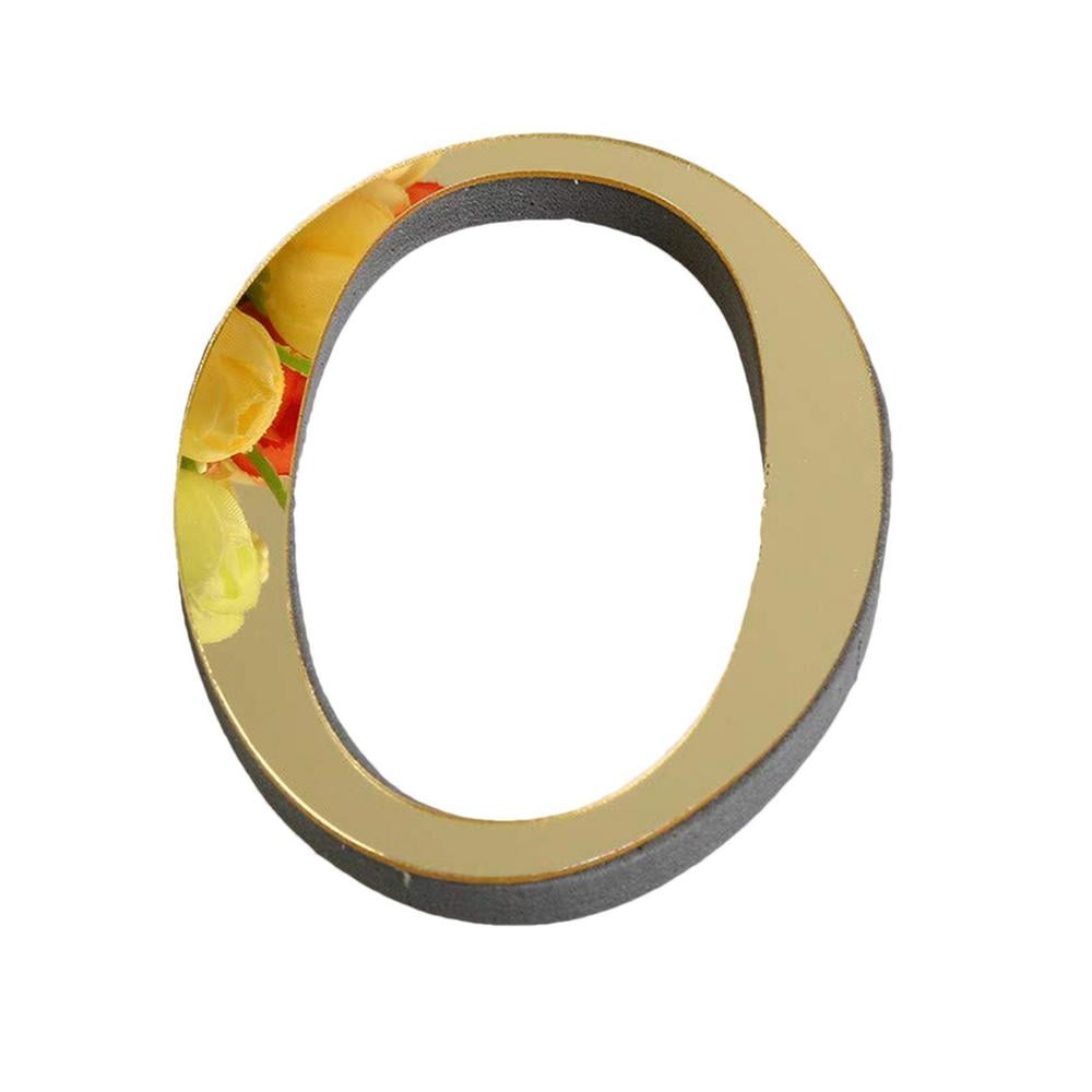 Laideyi 3d Letters Wall Decor SelfAdhesive 3D Acrylic Alphabet Mirror