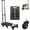 2.5" Silent Pu Wheel, variant on Foldable Hand Truck, 330 Lbs Capacity with Telescoping Handle Convertible Heavy Duty Luggage Dolly for Household Moving Grocery Shopping Warehouse Transport (2.5" Silent Pu Wheel)