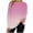 Pink, variant on Darzheoy Womens Tops Printed Loose Hoodless Lightweight Fashion Sweatshirts Pullover Long Sleeve Casual Comfortable Gradient Color Side Split Blouses